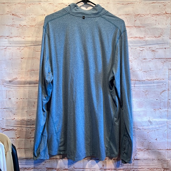 Nike Men drifit element 1/2 zip running top shirt long sleeve blue XL reflective - Picture 5 of 10